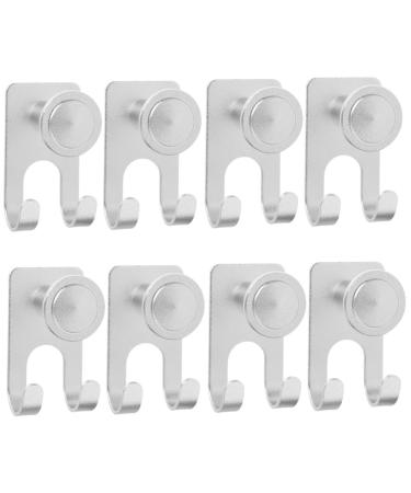 Cabilock 8 pcs No hook of shaving hooks for razor shaver holder for the bathroom razor storage electric razor bath towel man wardrobe bar aluminum alloy