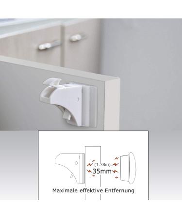Dokon Replacement Key for Baby Security Magnetic Cabinet Lock | Super Magnetic Keys for Children's Cabinets & Drawers | No Drilling Required | 2 Pack - Buy Online on SooperMarket.com