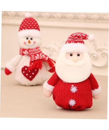 ABOOFAN 5pcs Christmas Bag Candy Bags Snowman Candy Pouch Burlap Bags Bags Apple Bag Elder Redx5pcs 24X19X1CMx5pcs - Buy Online on SooperMarket.com
