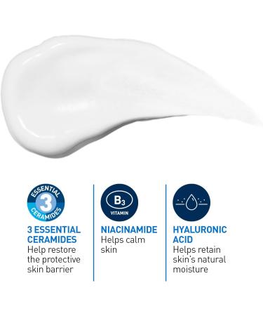 CeraVe Facial Moisturizing Lotion Pm | Ultra Lightweight Night Face Moisturizer With Hyaluronic Acid | Fragrance Free 89 Milliliters (1 Pack) - Buy Online on SooperMarket.com