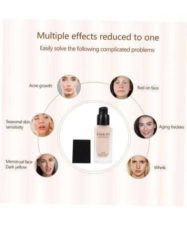 Beavorty Liquid Foundation Moisturizing Foundation Nude Foundation Women Foundation Fluid Makeup Glass - Buy Online on SooperMarket.com