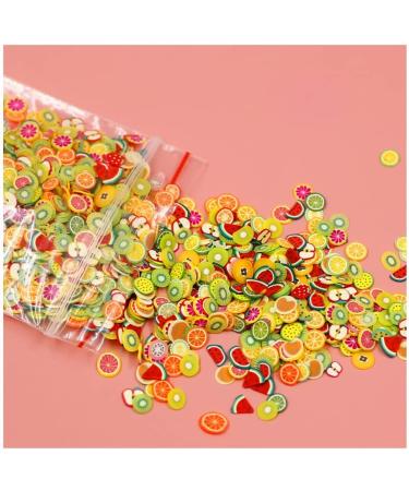 Egurs 1000pcs 3D Nail Art Polymer Clay Slices - Colorful Soft Clay Beads & Stickers for Creative Nail Designs & Crafts - Buy Online on SooperMarket.com