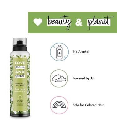 Love Beauty Planet Coconut Milk White Jasmine Hair Spray Soft Hold Shine 6.8 oz - Buy Online on SooperMarket.com
