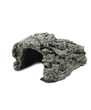 BICAQUU reptile-contradicting habitats fish-inserting cave aquarium turtles Reptile-Aalende fur-life area decoration (small)