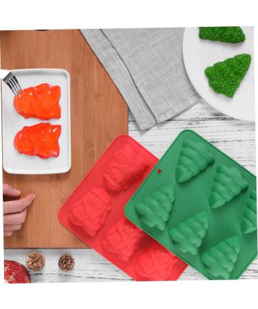 CIYODO Christmas Baking Molds Silicone Molds Gum Paste Molds Tool Trays DIY Handicraft Mold Crafts Fudge - Buy Online on SooperMarket.com
