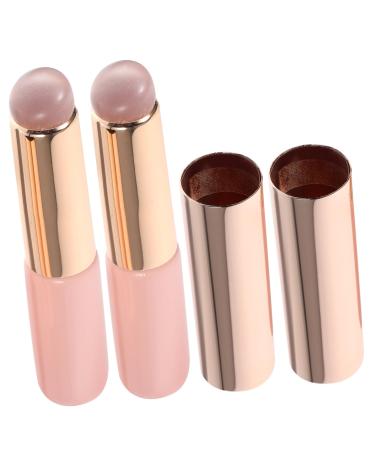 Healeved 2pcs Lip Brush Makeup Brush Lip Makeup Concealer Brush Lipstick Applicator Lip Wands Lipstick Brush Lip Balm Applicator Silicone Lip Applicator Lip Scrub Brush Lip Stick Brush