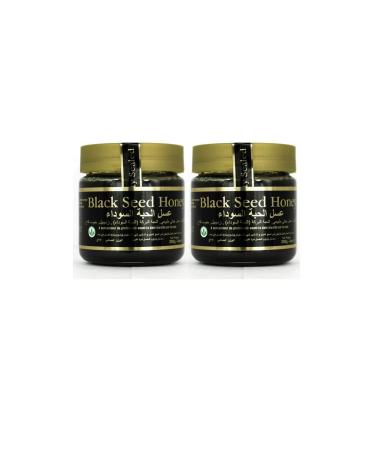 Original Black Seed Honey Pure Mountain Honey with Black Seed (Nigella) S suitable for Vegetarian (2 x 250g)