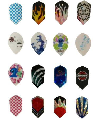 10 Sets/30 Pcs Slim Dart Flights - Wholesale 2D Aluminum Laser Bling Darts - Rich Variety Designs - Buy Online on SooperMarket.com