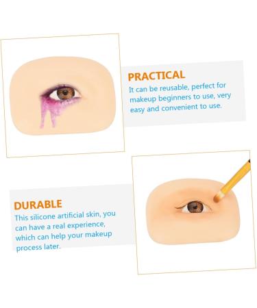 Baluue 4pcs Makeup Practice Skin Facial Tools Eye Shadow Practice Skin Eye Makeup Board - Buy Online on SooperMarket.com
