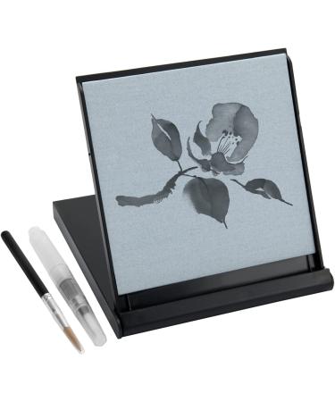 Up2UofZen Mini Buddha Drawing Board Kit with Bamboo Brush & Water Pen, Reusable Inkless Sketch Pad, Painting Art Supplies for Mindfulness & Meditation