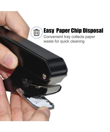 JIKIOU Badge Hole Punch - All-Metal Oval Heavy-Duty Tool for PVC ID Cards, Crafts, Paper Tags - 0.6 x 0.16 inch Elliptical Aperture - Buy Online on SooperMarket.com