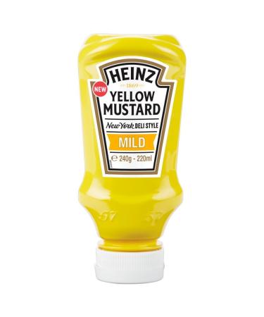 Heinz Mild Yellow Mustard 240g Mustard 240 g (Pack of 1)