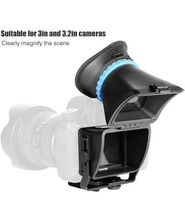 Camera Viewfinder Black 3X Amplification Factor Camera Screen Viewfinder for Camera Camcorder with 3in/3.2in Screen SLR Viewfinder for LCD Screen SLR Cameras Mirrorless Cameras - Buy Online on SooperMarket.com