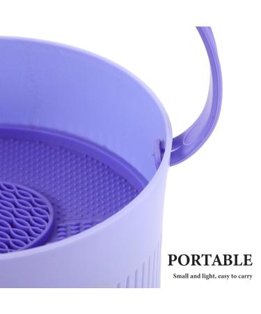 3-in-1 Makeup Brush Cleaner & Organizer | Silicone Cleaning Mat & Storage Bowl for Air Drying | International Shipping - Buy Online on SooperMarket.com