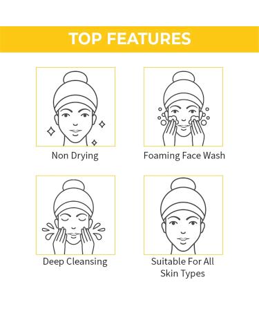 Nykaa Naturals Haldi & Chandan Face Wash - Reduces Scarring Removes Makeup Prevents Breakouts Soothes Sunburn - 3.38 oz International Shipping - Buy Online on SooperMarket.com
