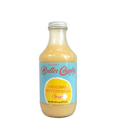 Rich & Creamy Buttermilk Syrup Original Flavor by Uncle Bob's Butter Country 16 fl oz/1 Pack Original 16 Fl Oz (Pack of 1)