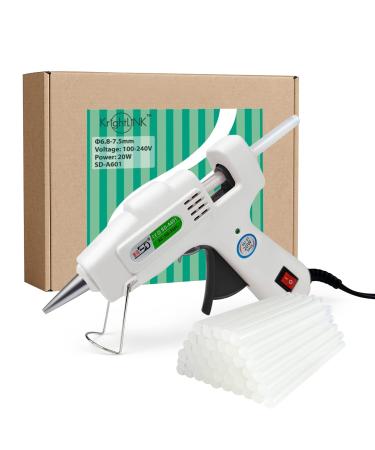 Krightlink Mini hot glue gun Kit with 30 Glue Sticks  Hot Melt  High Temp for School Crafts DIY Arts and Quick Home Repairs (20w)