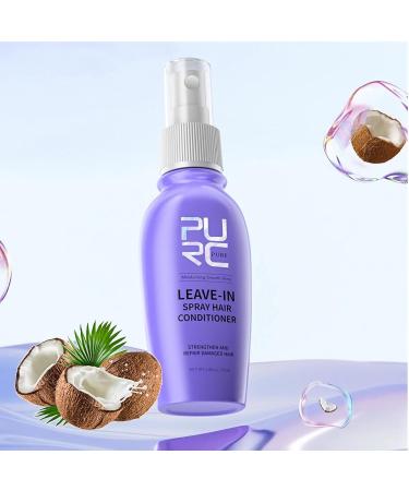 mercham Coconut Oil for Hair Growth 100% Natural Fractionated Coconut Oil Hair Serum for Dry Damaged Hair Hair Loss Treatment for Men & Women Leave-in Spray Hair Oil for All Hair Types-55ml - Buy Online on SooperMarket.com