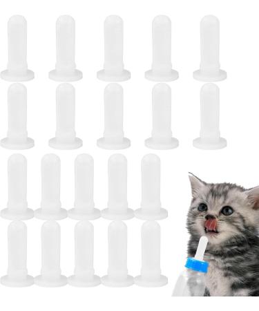 Shenrongtong K tzchnippel: 20-Piece Pet Still Nipple Feed Set for Kittens Puppies & Lizards - Transparent Bottle Nipple for Easy Feeding - Buy Online on SooperMarket.com