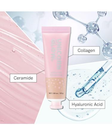 Unicorn Glow Hydrating Primer + Collagen Foundation #5 MEDIUM BUFF Golden Brown - Cruelty Free Makeup - Buy Online on SooperMarket.com
