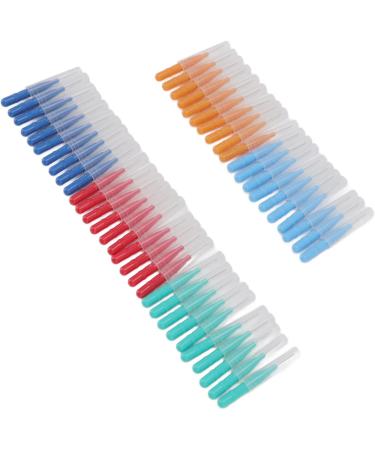 Akozon 50pcs Toothpicks & Interdental Brushes - Premium Oral Health Teeth Cleaning Tools for Fresh Breath & Dental Care - Buy Online on SooperMarket.com