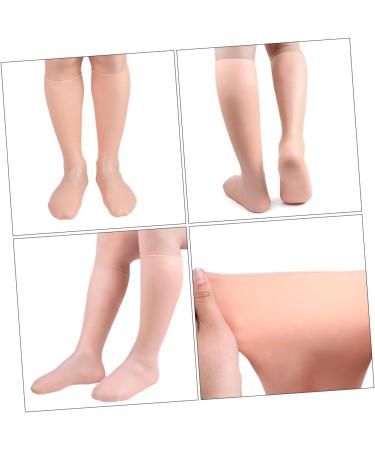 minkissy 2 Pairs Exfoliating Moisturizing Socks Girls High Heels Women s Socks Skin-friendly Care Socks Cracked Feet Moisturizing Socks Girls Moisturizing Sock Long Moisturizing Sock Sebs - Buy Online on SooperMarket.com