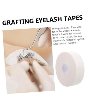 PLAFOPE 5 Rolls Foam Eye Pads Medical Tape Foam Grip Eye Makeup Supplies Lash Supplies Eyelash Patches Eyelash Grafting Tapes Graft Eyelash Tapes White Fake Eyelashes X5m Grasp 8.5x8.5x2.5cm White - Buy Online on SooperMarket.com
