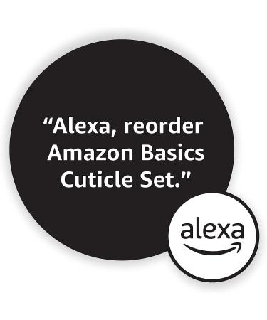 Amazon Basics Cuticle Trimmer and Pusher - Precision Nail Care Tool - Buy Online on SooperMarket.com