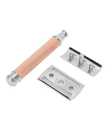 Buy Safety Manual Razor - Men's Double Edge Beard Shaver Handle with Base (No Blade) - Premium Quality for Precision Shaving - Buy Online on SooperMarket.com
