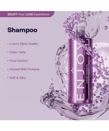 Sulfate-Free Luxury Shampoo (33.8 OZ) - Strengthening & Volumizing for All Hair Types | ENJOY International Shipping - Buy Online on SooperMarket.com