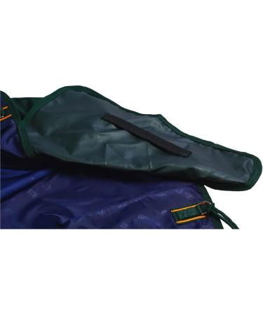 Marengos by Bucas Winter Blanket 1200d - Waterproof & Breathable Irish Turnout 125cm (200g/m ) - Green/Orange - Buy Online on SooperMarket.com