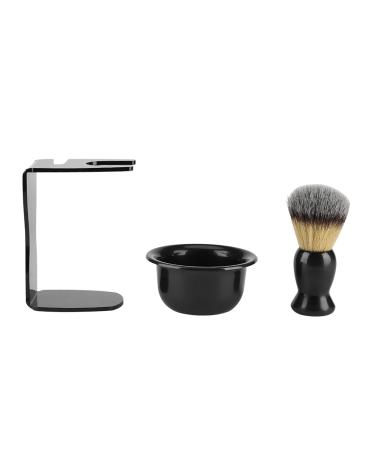 Premium 3-in-1 Shaving Brush and Bowl Set for Men - Professional Shaving Set with Stand Holder - Buy Online on SooperMarket.com