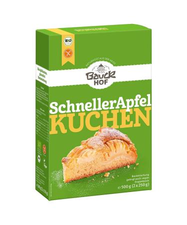 Bauckhof Quick Apple Cake Gluten Free Organic (6 x 500 gr) 500 g (Pack of 6)