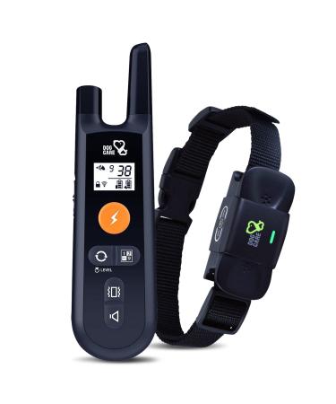DOG CARE Dog Training Collar for Large Medium Dogs - Dog Shock Collar with Remote, Dog Training Collar with Beep, Vibration, Static Modes, Keypad Lock, 0-99 Adjustable Shock Levels, Long Remote Range Black