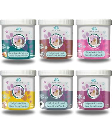 Boil & Broth Beef Broth Powder for Dogs | 100% Pure Collagen | Grass-Fed Bones | Hip & Joint Support | Digestion | 21 Servings - Buy Online on SooperMarket.com