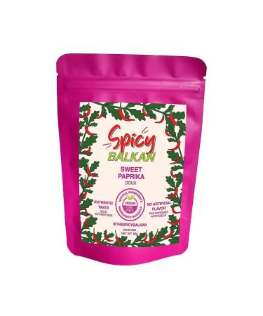 Spicy Balkan Sweet Paprika Spice - 80g - Hungarian Paprika - Quality Natural Herbs and Spices Authentic Balkan Flavor