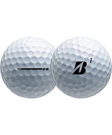 Bridgestone 2023 e6 White Golf Balls - Premium Dozen for Ultimate Performance - Buy Online on SooperMarket.com