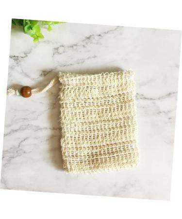 Gogogmee 4pcs Facial Net Foaming Net Face Washing Bag Soap Holder Soap Storage Bag Yellow - Buy Online on SooperMarket.com