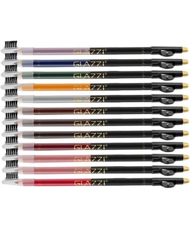 Gogogmee 12pcs Lip Liner Eyeliner Waterproof Suit Long Lasting Eyeliner Eye Makeup Pen Eyebrow Liner Wood - Buy Online on SooperMarket.com