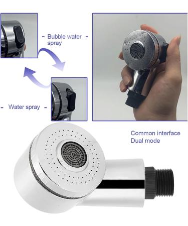 Handheld Hair Salon Shampoo Basin Faucet Hair Salon Shampoo Adapter Shower Head Accessory Hair Washing Sprayer Head for Shampoo Bed Chairs (Side Switch Type) - Buy Online on SooperMarket.com