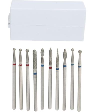 Nail Drill Bits Set 30 Holes Stainless Steel Grinding Cuticle Drill Bit for Nail Polishing Nail Care - Buy Online on SooperMarket.com