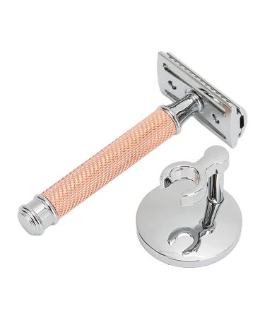 Buy Safety Manual Razor - Men's Double Edge Beard Shaver Handle with Base (No Blade) - Premium Quality for Precision Shaving - Buy Online on SooperMarket.com