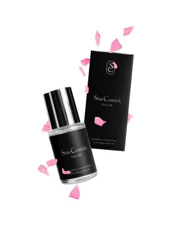 Skin Centric Rose Face Oil - Organic Moisturizing Oil for Face and All Skin Types - For More Radiant and Firm Skin