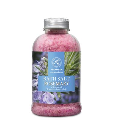 Rosemary salt 600g - sea salt with natural essential rosemary oil - mineral salt bathing additive - swimming salt for personal care - beauty - relaxation - aromatherapy