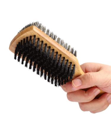 Men's Double-Sided Beard Brush | Multifunctional Shaving & Face Hair Brush for Daily Grooming & Beard Styling - Buy Online on SooperMarket.com