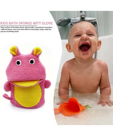 Kids Cute Animal Bath Sponge Glove Mitt for Toddler Bath and Shower - Buy Online on SooperMarket.com