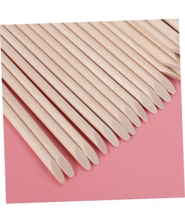FRCOLOR 200 Pcs Wood Cuticle Pusher Bulk Wooden Nail Supplies Nail Art Wood Sticks Cuticles Nails Remover Tool Orange Wood Sticks Orange Wood Stick for Nails Bamboo Manicure Cleaning Stick mediumx2pcs As Shownx2pcs - Buy Online on SooperMarket.com