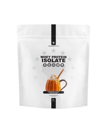 Canadian Protein 100% Whey Isolate 27g of Protein | 6 kg of Pumpkin Spice Flavoured Low Carb Keto Friendly Workout Recovery Drink | Protein Powder Rich in BCAA Amino Acids