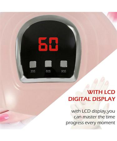 54W Pro Nail Polish Dryer Lamp - LED Gel Acrylic Curing Light with Timer | Fast Drying Manicure Tool - Buy Online on SooperMarket.com