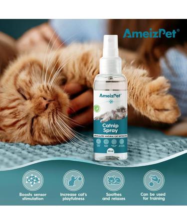 AmeizPet Catnip Spray for Cats - 50 ml Behavior & Scratching Mist - Buy Online on SooperMarket.com